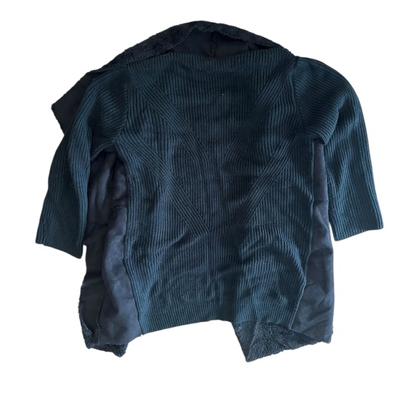 John & Jenn Women’s Black Sweater Jacket Coat Size XL - Picture 2 of 4